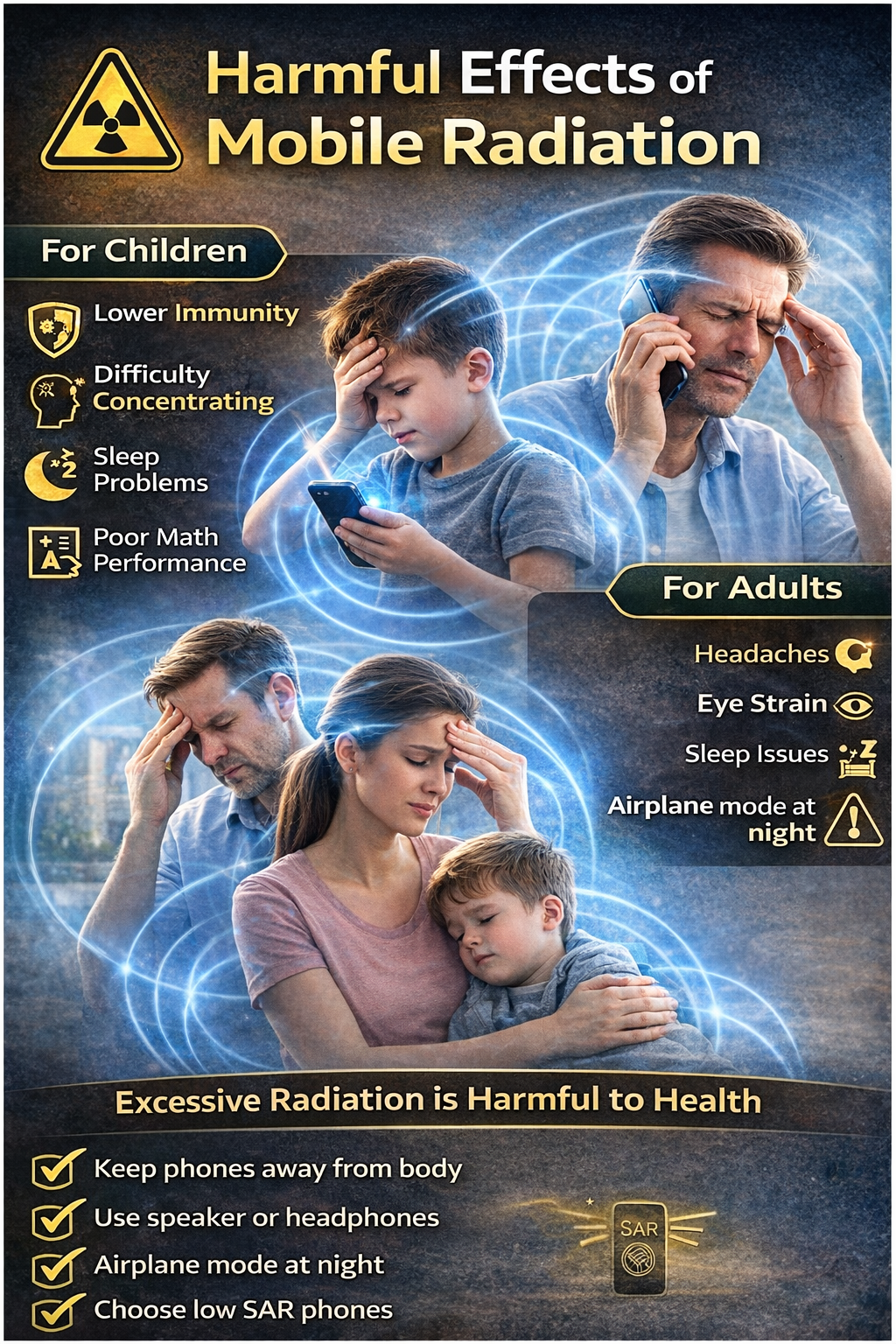Mobile radiation visual