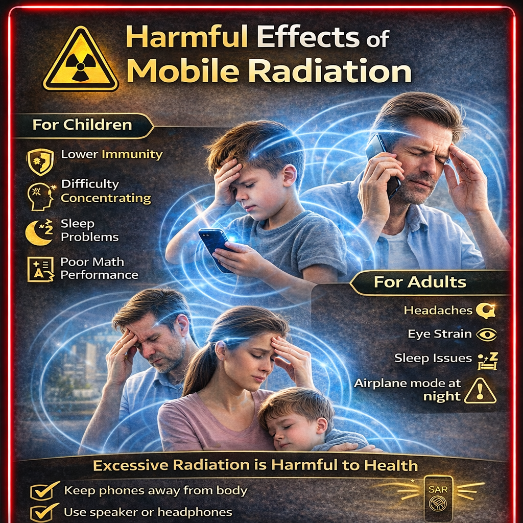 Mobile radiation illustration
